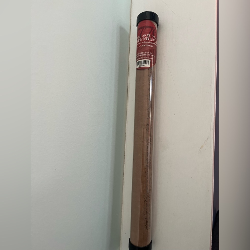 Declaration of Independence Wall Scroll Reproduction Parchment Paper